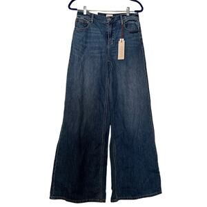 NWT Alice & Olivia Harper Mid-rise Supper Baggy Jean Size 26